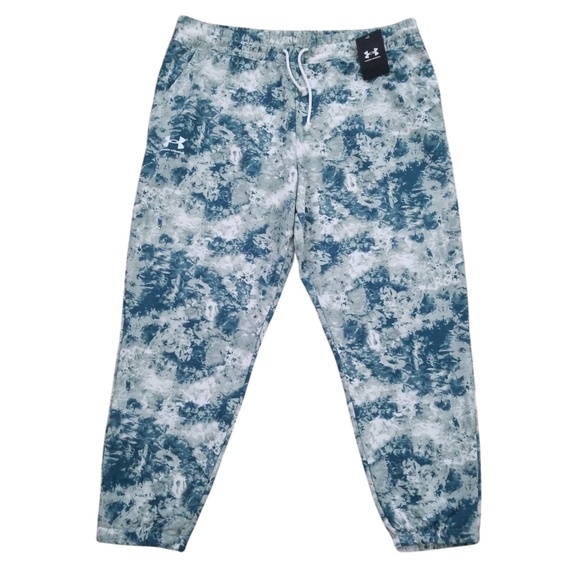 Under Armour Women's Rival Terry Fleece Print Jogger Pants Size‎ XL NEW - Picture 4 of 16